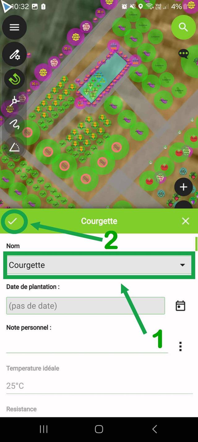 Screenshot de l'écran