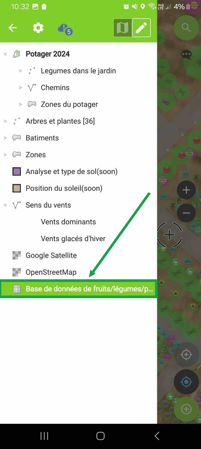 Screenshot de l'écran