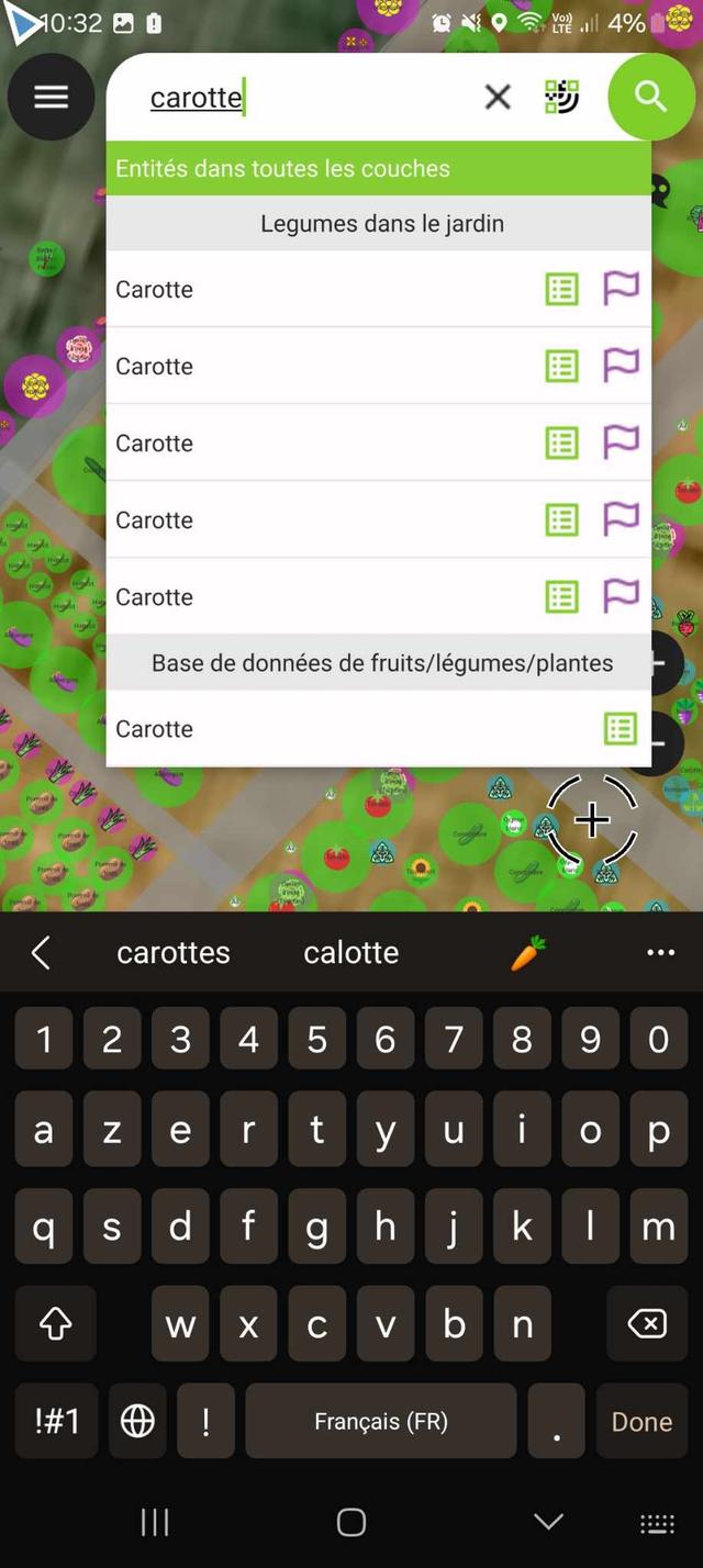 Screenshot de l'écran