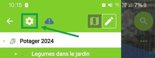 Screenshot de l'écran